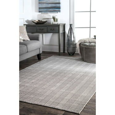 nuLOOM Kimberely Hand Loomed Area Rug, 9' x 12', Gray
