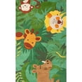 thumbnail image 1 of nuLOOM Kinder Safari Friends Wool Area Rug, 6', Green, 1 of 2
