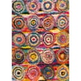 thumbnail image 1 of nuLOOM Kindra Circles Shag Area Rug, 9' 2" x 12', Multi, 1 of 2