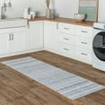 thumbnail image 1 of nuLOOM Kira SpinClean Machine Washable Tribal Geometric Area Rug, 2' 6" x 8', Runner, Kira Grey, 1 of 15