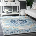 thumbnail image 1 of nuLOOM Kiyoko Vintage Floral Area Rug, 5' x 7' 5", Blue, 1 of 3