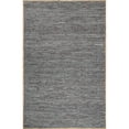 thumbnail image 1 of nuLOOM Koda Solid Leather Flatweave Accent Rug, 3' x 5', Gray, 1 of 3