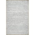 thumbnail image 1 of nuLOOM Koda Solid Leather Flatweave Area Rug, 4' x 6', Light Gray, 1 of 3