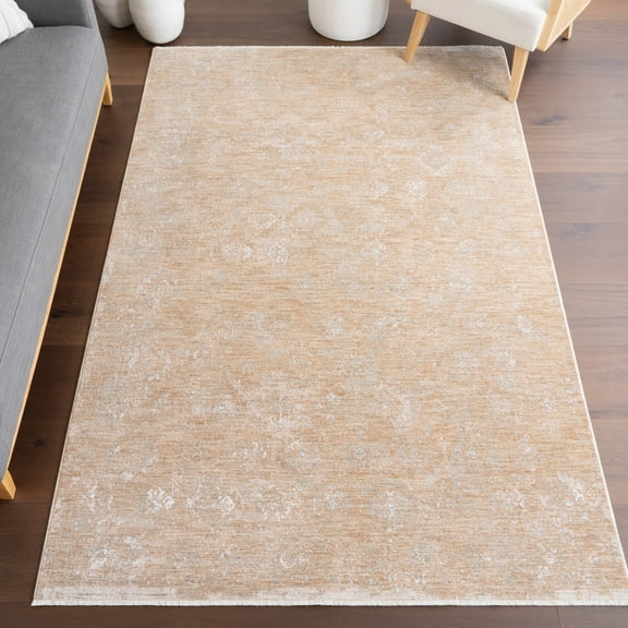 nuLOOM Kristin Medallion Fringe Area Rug, 5' x 8', Kristin Light Brown