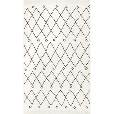 nuLOOM Krystal Trellis Accent Rug, 3' x 5', Off White