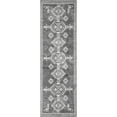 thumbnail image 1 of nuLOOM Kyleigh Machine Washable Southwestern Runner Rug, 2' 6" x 8', Grey, 1 of 2