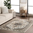 thumbnail image 1 of nuLOOM Lakelynn Persian Medallion Area Rug, 5' x 7' 10", Lakelynn Light Blue, 1 of 8