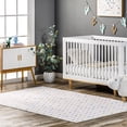 thumbnail image 1 of nuLOOM Larissa Machine Washable Kids Polka Dot Area Rug, 8' x 10', Ivory, 1 of 10