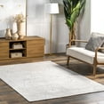 thumbnail image 1 of nuLOOM Larkin Modern Geometric Tasseled Area Rug, 5' x 8', Ivory, 1 of 9