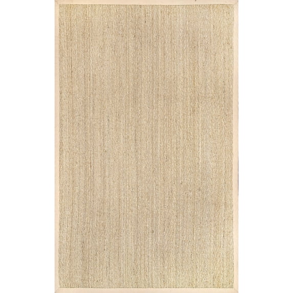 nuLOOM Larnaca Seagrass Solid Outdoor Accent Rug, 2' x 3', Natural