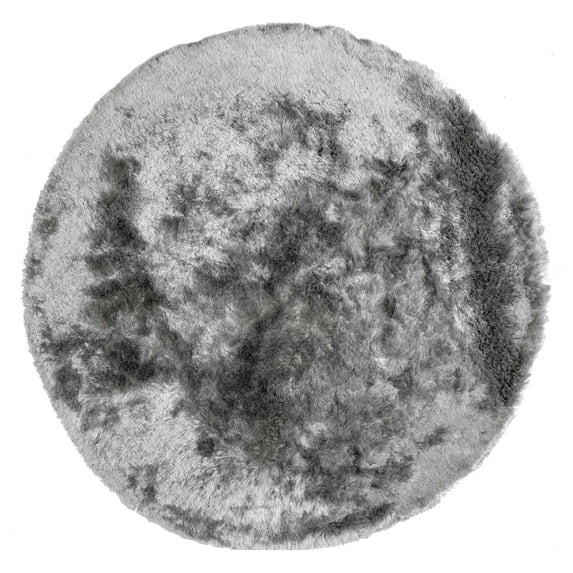 nuLOOM Latonia Silken Shag Area Rug, 6', Silver