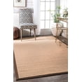 thumbnail image 1 of nuLOOM Laurel Machine Woven Jute Area Rug, 5' x 8', Brown, 1 of 2