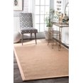thumbnail image 1 of nuLOOM Laurel Machine Woven Jute Area Rug, 6', Beige, 1 of 2