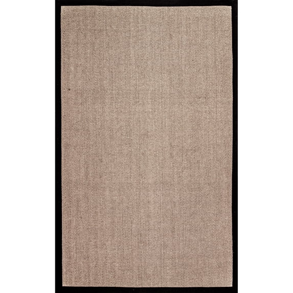 nuLOOM Lauren Casual Solid Area Rug, 10' x 14', Black