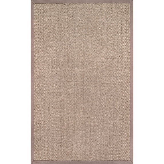 nuLOOM Lauren Casual Solid Area Rug, 6' x 9', Khaki