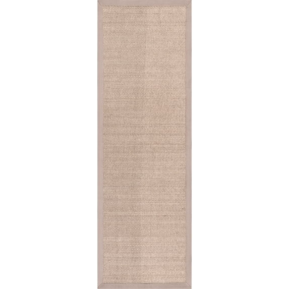 nuLOOM Lauren Casual Solid Runner Rug, 2' 6" x 8', Khaki