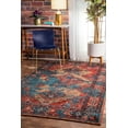 thumbnail image 1 of nuLOOM Lavonna Distressed Tribal Runner Rug, 2' 6" x 8' 6", Multi, 1 of 2