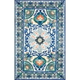 thumbnail image 1 of nuLOOM Leda Floral Area Rug, 6' x 9', Blue, 1 of 2