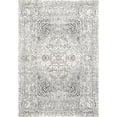 thumbnail image 1 of nuLOOM Leila Abstract Modern Medallion Area Rug, 8' x 10', Beige, 1 of 2