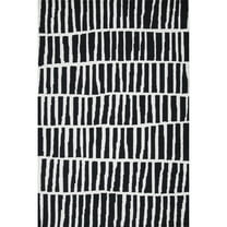 nuLOOM Lemuel Hand Tufted Wool Area Rug, 7' 6" x 9' 6", Black