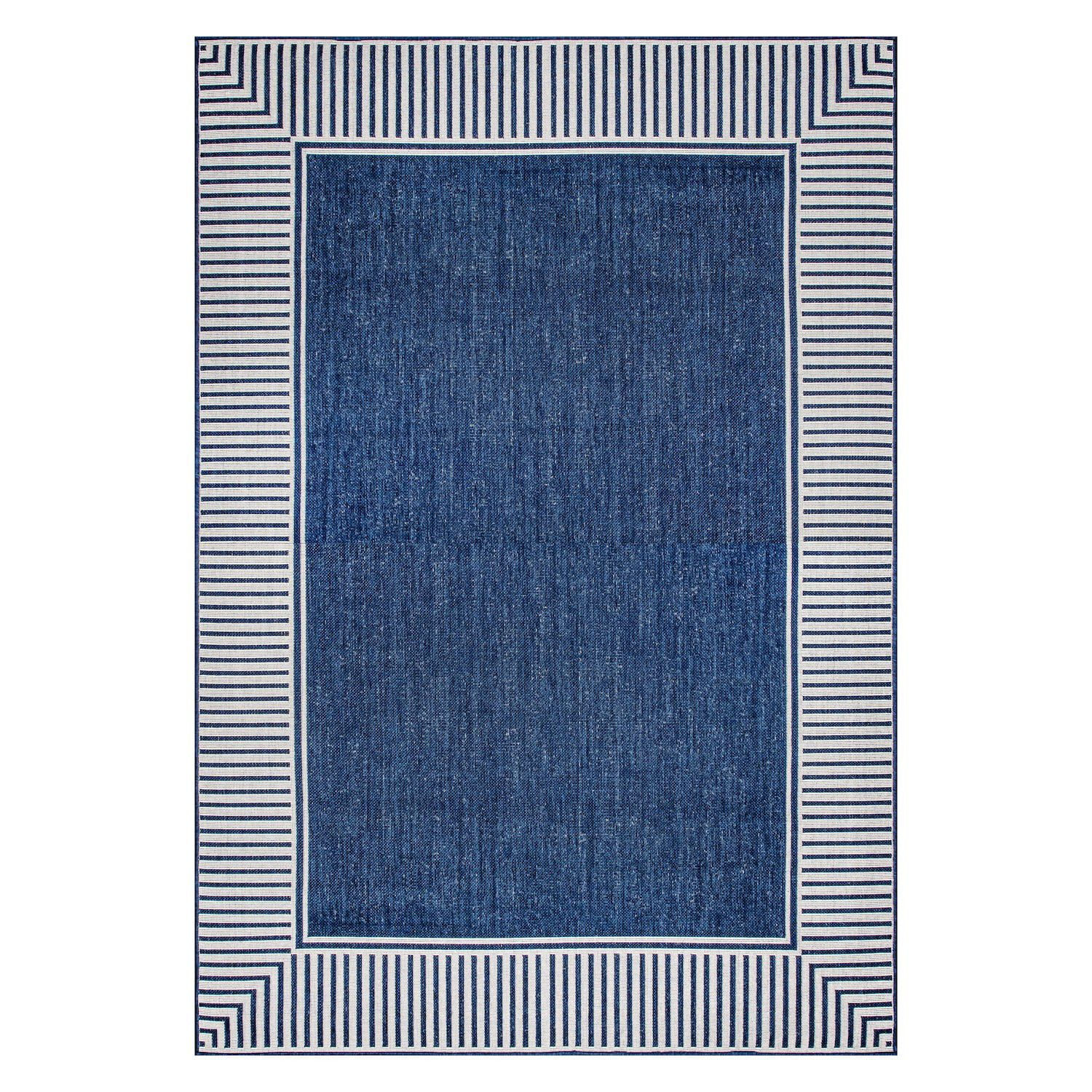 Reversible Pink Medallion 4' x 6' Synthetic Area Rug
