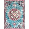 thumbnail image 1 of nuLOOM Leola Vintage Medallion Area Rug, 8' x 10', Multi, 1 of 2