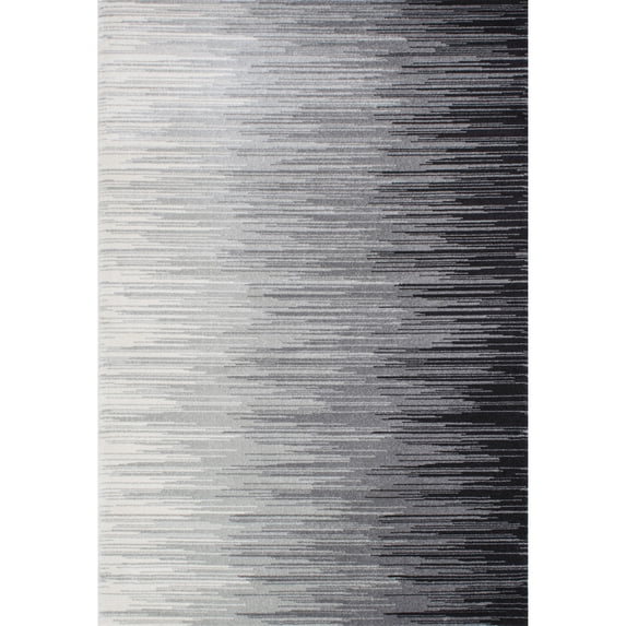 nuLOOM Lexie Ombre Area Rug, 8', Black