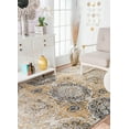 thumbnail image 1 of nuLOOM Lita Faded Damask Area Rug, 4' x 6', Gold, 1 of 2