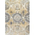 thumbnail image 1 of nuLOOM Lita Faded Damask Runner Rug, 2' 8" x 8', Gold, 1 of 2