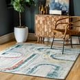 thumbnail image 1 of nuLOOM Livia Fading Arches Area Rug, 6' 7" x 9', Blue, 1 of 2