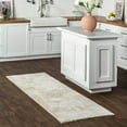 thumbnail image 1 of nuLOOM Loni SuperiorWash Solid Machine Washable Shag Area Rug, 2' 6" x 6', Runner, Loni Cream, 1 of 9