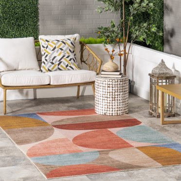 Nourison Aloha Indoor/Outdoor Multicolor 7'10