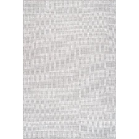 nuLOOM Lorretta Hand Loomed Area Rug, 7' 6" x 9' 6", Taupe