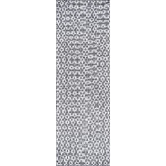 nuLOOM Lorretta Hand Loomed Runner Rug, 2' 6" x 6', Gray