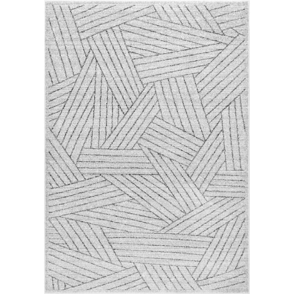 nuLOOM Louisa Striped Area Rug, 8' 2" x 11' 6", Gray