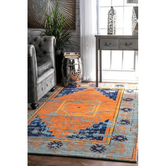 nuLOOM Lucina Vintage Medallion Area Rug or Runner