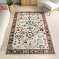 thumbnail image 1 of nuLOOM Lyndzi Medallion Machine Washable Area Rug, 4' x 6', Multicolor, 1 of 9