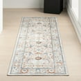 thumbnail image 1 of nuLOOM Lyric Medallion Machine Washable Area Rug, 2' 8" x 8', Runner, Lyric Rust, 1 of 9
