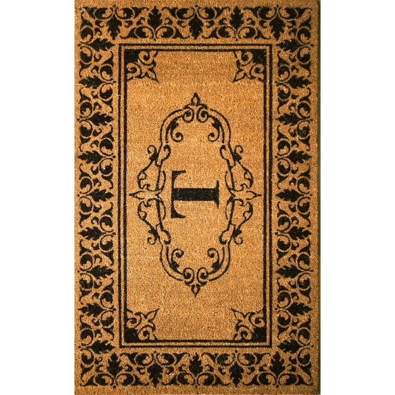 nuLOOM Machine Made Letter Doormat Area Rug