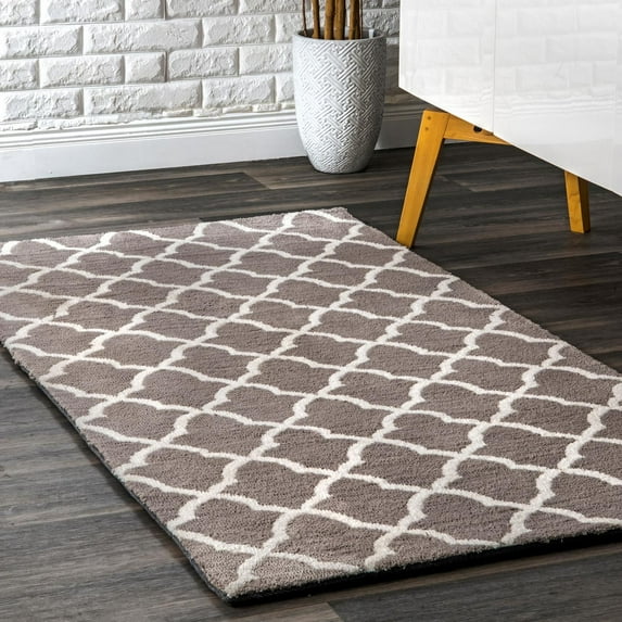 nuLOOM Machine-Made Memory Foam Trellis Gustav Area Rug or Runner