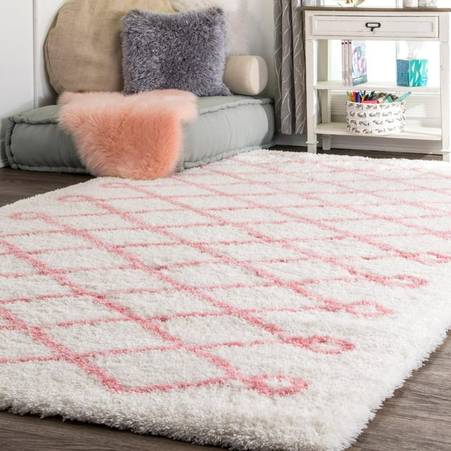 nuLOOM Machine Made Stasia Diamond Shag Area Rug - Walmart.com