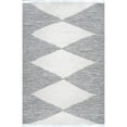 thumbnail image 1 of nuLOOM Madison Lined Diamonds Area Rug, 9' x 12', Ivory, 1 of 1