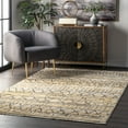 thumbnail image 1 of nuLOOM Maisie Banded Tribal Area Rug, 5' x 8', Maisie Beige, 1 of 5
