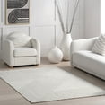 thumbnail image 1 of nuLOOM Makena Modern Geometric High-Low Area Rug, 3' x 5', Makena Off-white, 1 of 12