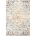thumbnail image 1 of nuLOOM Maranda Vintage Medallion Area Rug, 5' x 7' 5", Beige, 1 of 2