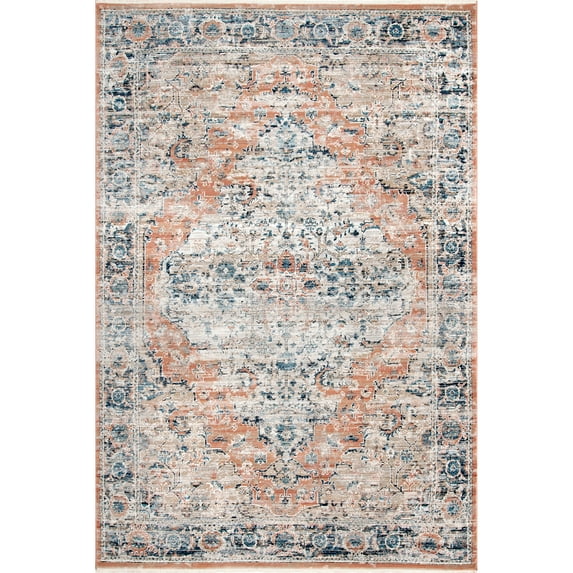 nuLOOM Marina Oriental Distressed Accent Rug, 3' x 5', Beige