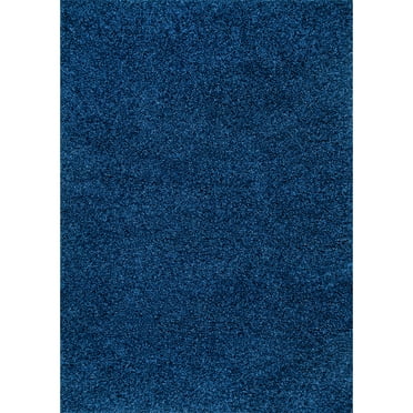 nuLOOM Marleen Contemporary Shag Accent Rug, 3' 2" x 5', Navy