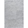 thumbnail image 1 of nuLOOM Marleen Contemporary Shag Area Rug, 10' x 13', Silver, 1 of 9