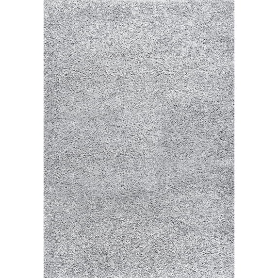 nuLOOM Marleen Contemporary Shag Area Rug, 10' x 13', Silver