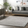 thumbnail image 1 of nuLOOM Marleen Contemporary Shag Area Rug, 12' x 15', Silver, 1 of 9